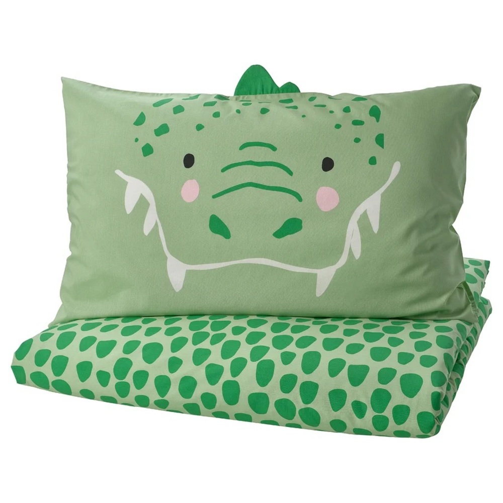 Green Dinosaur Bedding Set